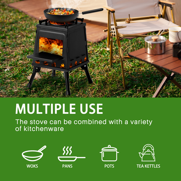 36*36*46.5cm wood camping stove