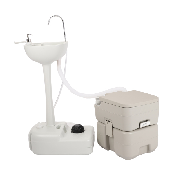  Portable Removable Outdoor Hand Sink with Portable Toilet  （Same as 46793540）