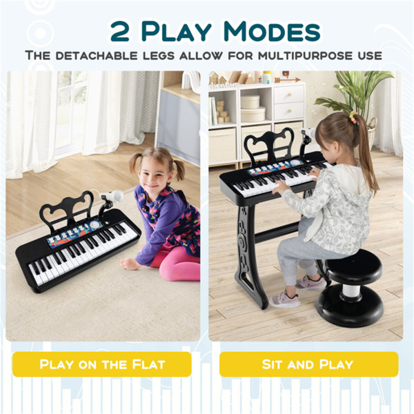 Kids Piano, Keyboard 37-Key Kids Toy Keyboard Piano with Microphone