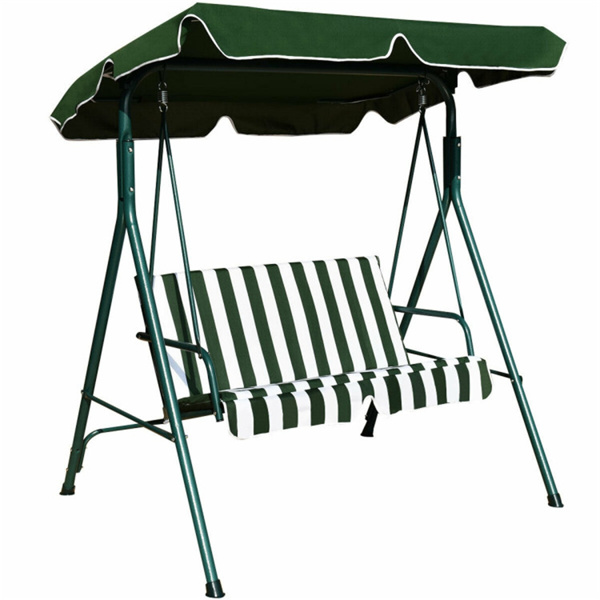 2-Seat Patio Swing Chair with awning