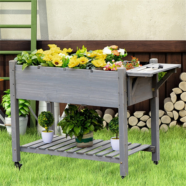 Wooden Planter、Flower shelf,Wood Planter Box,Wooden Garden Box