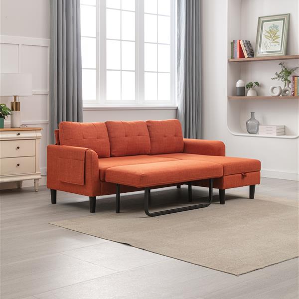 Sectional Sofa Reversible Sectional Sleeper Sectional Sofa with Storage Chaise