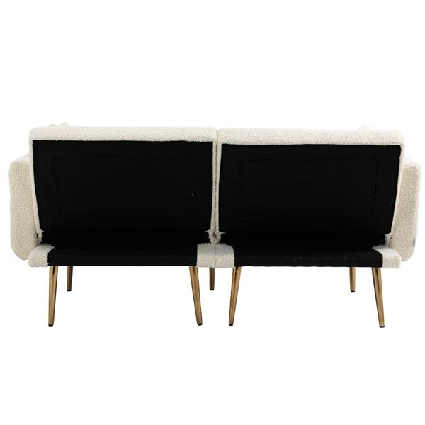 Velvet  Sofa , Accent sofa .loveseat sofa with metal  feet