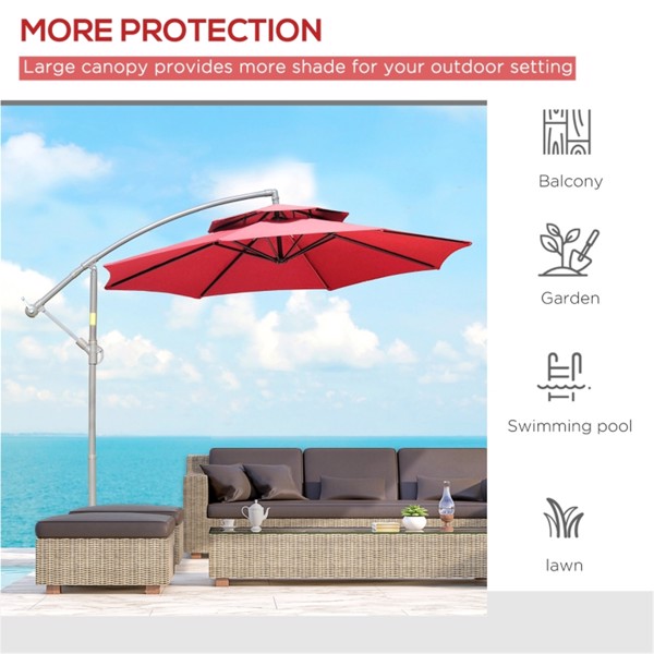 Outdoor beach umbrella/ Market Umbrella  ( Amazon Shipping)（Prohibited by WalMart）