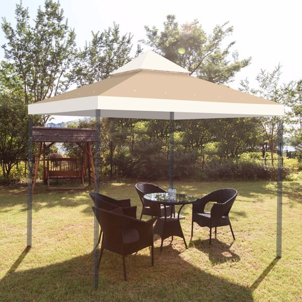 Replacement Canopy Top, 10' x 10' Pop-Up Canopy Top Cover for Canopy Straight Leg Tent Top Cover (1pc Top Cloth Only) --No shipments on weekends