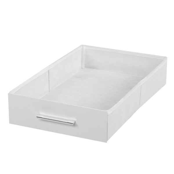 White wood grain particle board with non-woven fabric drawer 140*50*86cm multi-layer shelf computer desk with 2 USB power sockets and 2 power interface