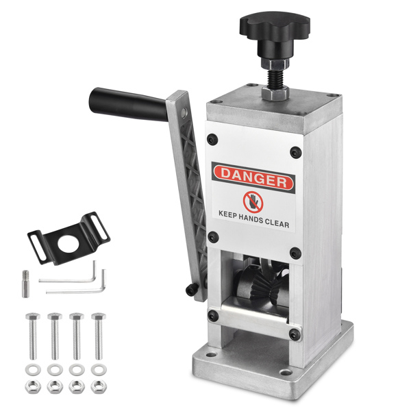 Manual Wire Stripping Machine, Spare panel offered to fit 1/16" to 1" wire, Visible Stripping Depth Reference, Manual & Drill-driven Stripping ( No shipments on weekends)