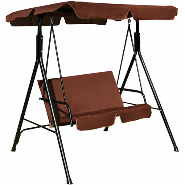 2-Seat Patio Swing Chair with awning