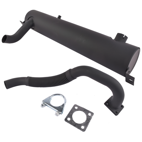 Black Muffler Exhaust Pipe Kit for Bobcat 753 773 S150 S175 S185 7100840 6701151