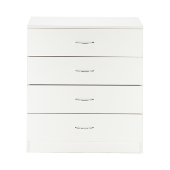 FCH Modern Simple 4-Drawer Dresser White