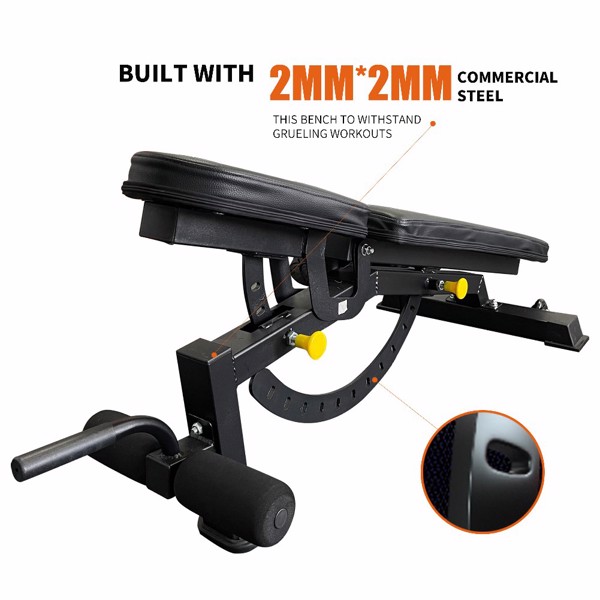Weight Bench Adjustable Barbell Incline Decline Foldable Utility Workout