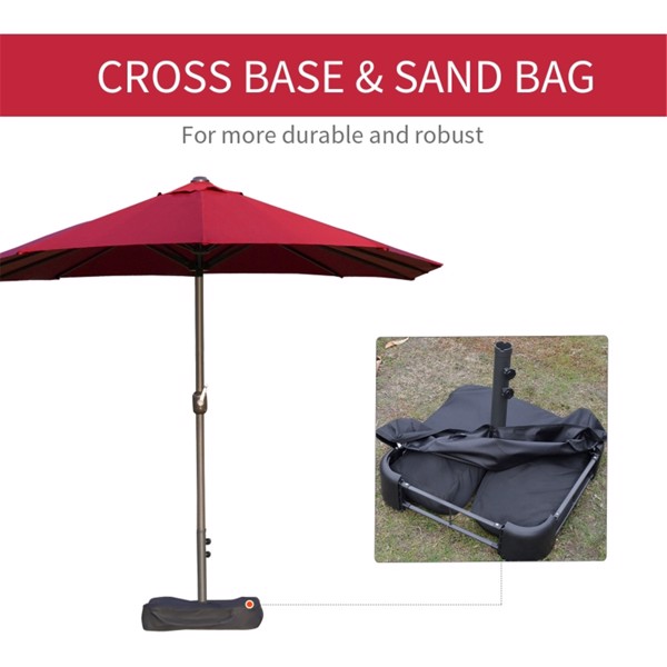 Outdoor beach umbrella/Double-Sided Market Umbrella  ( Amazon Shipping)（Prohibited by WalMart）