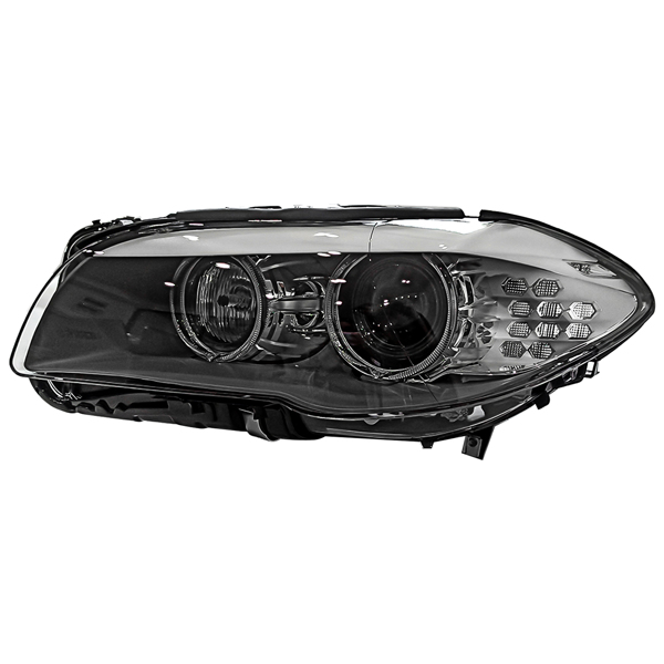 Headlight Housing Left Driver Side HID/Xenon w/AFS No Bulbs for BMW 550i 7271907