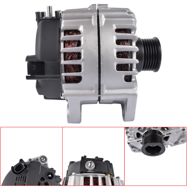 180A 12V Alternator for Mercedes CL550 CLS550 GL450 ML550 S550 GLS550 W212 S212 C216 C218 W221 V8 4.7L 0009068601