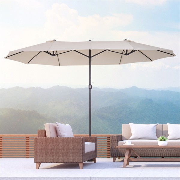 Outdoor beach umbrella/ Double-SidedMarket Umbrella   ( Amazon Shipping)（Prohibited by WalMart）