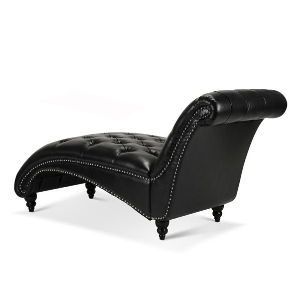 Tufted  Armless Chaise Lounge