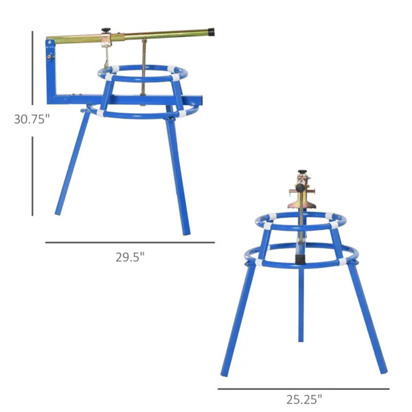 Tire Changer Stand Fit for 16-24in Tyres Motorcycle Tyre Changing Stand with Adjustable Bead Breaker