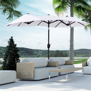 Outdoor beach umbrella /Double-sided Umbrella  ( Amazon Shipping)（Prohibited by WalMart）