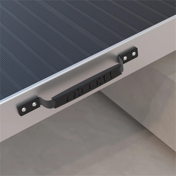 8FT  Foldable Threshold Ramp with Non-Slip Surface，Wheelchair Ramp,Aluminum Handicap Ramp