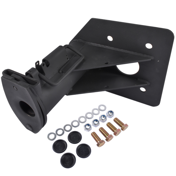 1200 Gooseneck Adapter Hitch 12" 5th Black for Most ‎Truck, Trailer, RV, Camper