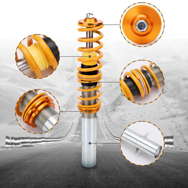 66687845 Coilover Suspension Kit Fit For VW Golf Mk4 Jetta 1J1 FWD &  NEW BEETLE 1998-2007