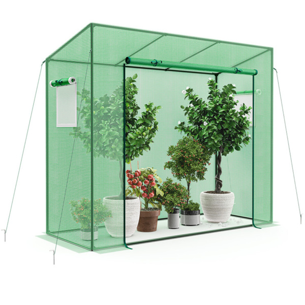 Outdoor mini greenhouse, walk-in greenhouse 