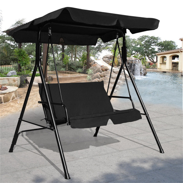 2-Seat Patio Swing Chair with awning