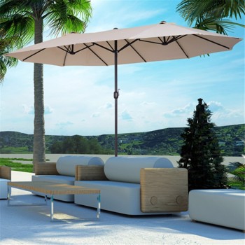 Outdoor beach umbrella/ Double-SidedMarket Umbrella   ( Amazon Shipping)（Prohibited by WalMart）