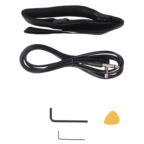 【Do Not Sell on Amazon】Glarry GP Electric Bass Guitar Cord Wrench Tool Black--Replacement code: 25425275