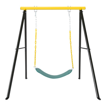 Porch Swing Frame, Heavy Duty A-Frame Swing Set, Swing Stand Frame for <b style=\\'color:red\\'>Yoga</b> Hammock Saucer Baby
