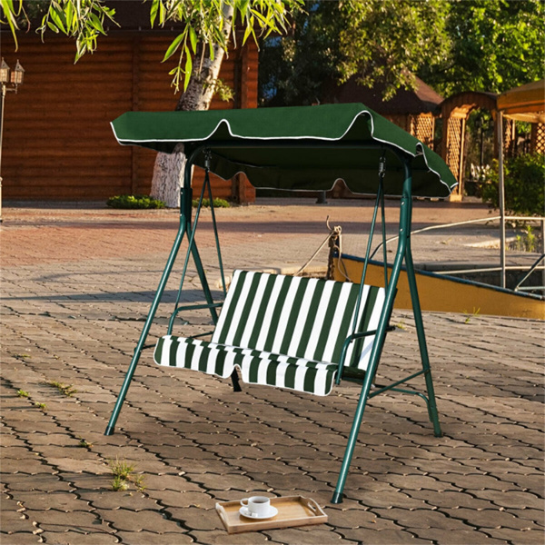 2-Seat Patio Swing Chair with awning