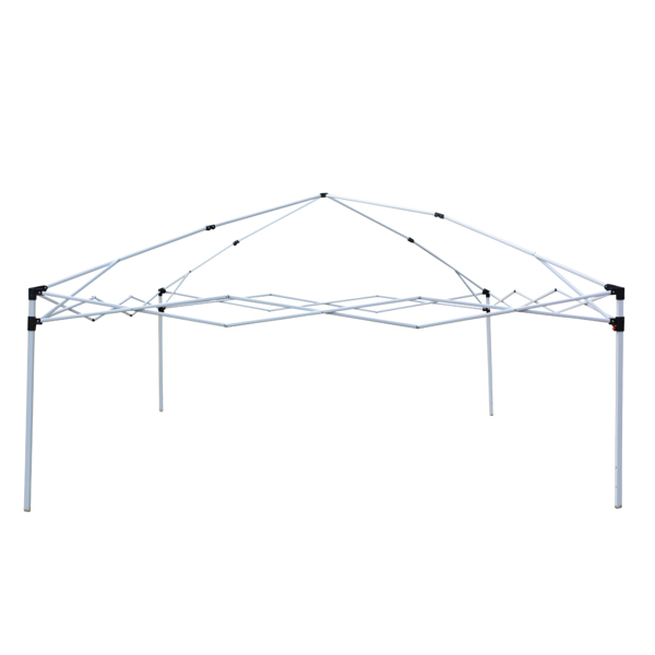 3 x 3m Two Doors & Two Windows Practical Waterproof Right-Angle Folding Tent Blue