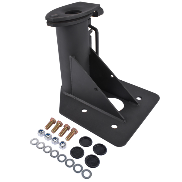 1200 Gooseneck Adapter Hitch 12" 5th Black for Most ‎Truck, Trailer, RV, Camper