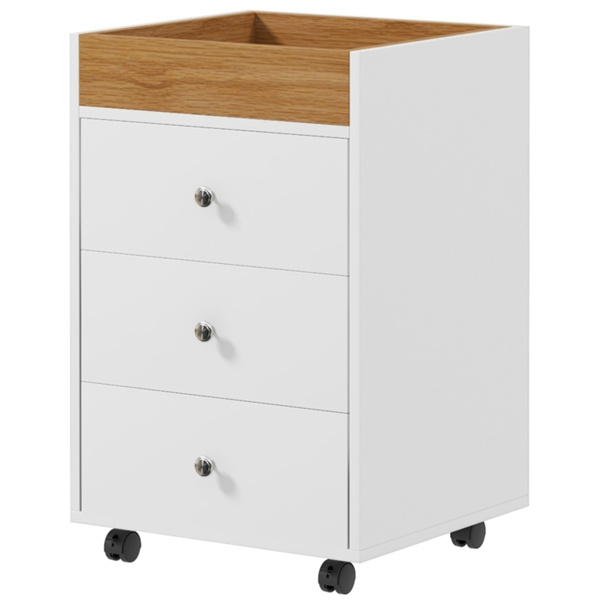 Bathroom Storage Cabinet-White (Swiship-Ship)（Prohibited by WalMart）