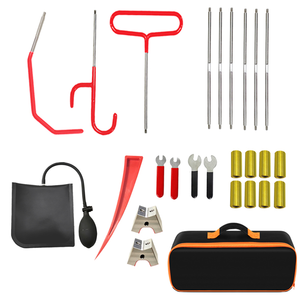 26 multi-functional repair parts support emergency long distance hook tool, camping light repair light support, brake caliper hook, fifth wheel pin puller kit