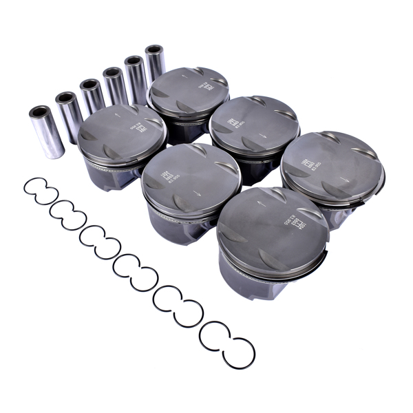 6pcs 84.00mm Pistons & Rings Set For BMW E46 E39 E60 E83 E85 M54B25 11257512526