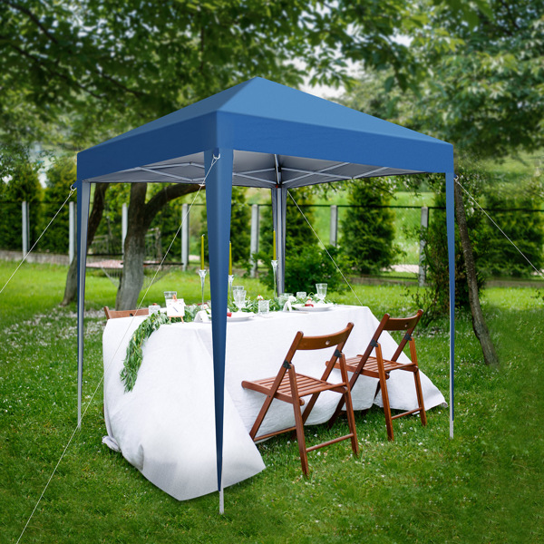 2 x 2m Practical Waterproof Right-Angle Folding Tent Blue