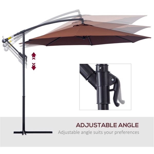 Outdoor beach umbrella/Patio Offset Umbrella  ( Amazon Shipping)（Prohibited by WalMart）