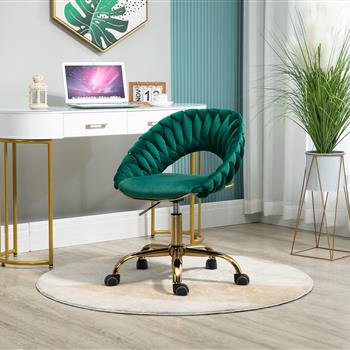 Computer Chair Office Chair Adjustable Swivel Chair Fabric Seat Home Study Chair