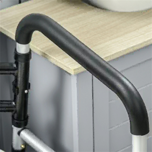  Toilet Grab Bar Toilet Safety Rails with Adjustable Height, Walking Aid