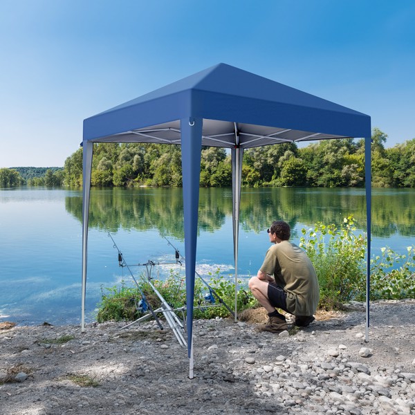 2 x 2m Practical Waterproof Right-Angle Folding Tent Blue