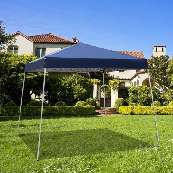 2.4 x 2.4m Portable Home Use Waterproof Folding Tent Blue