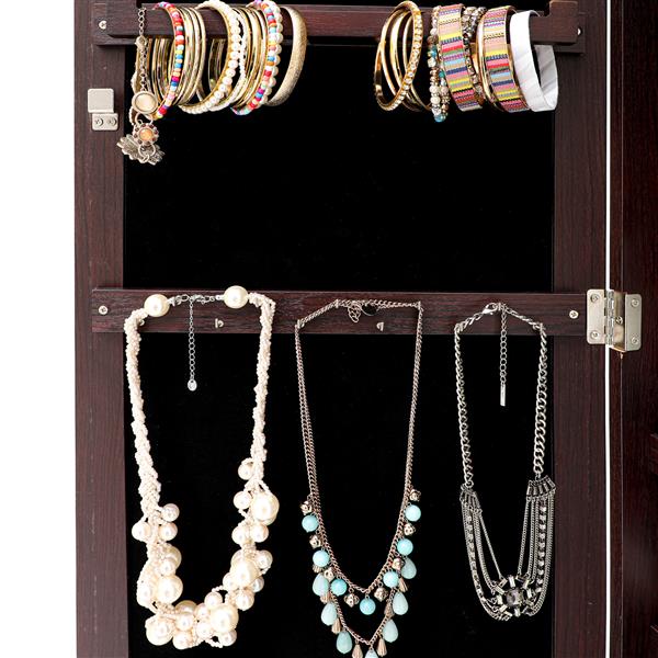 Fashion Simple Jewelry Storage Mirror Cabinet Can Be Hung On The Door Or Wall