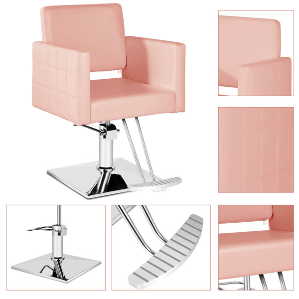 Salon Chair for Hair Stylist, Hydraulic Swivel Barber Styling Chair, Classic Beauty Spa Equipment