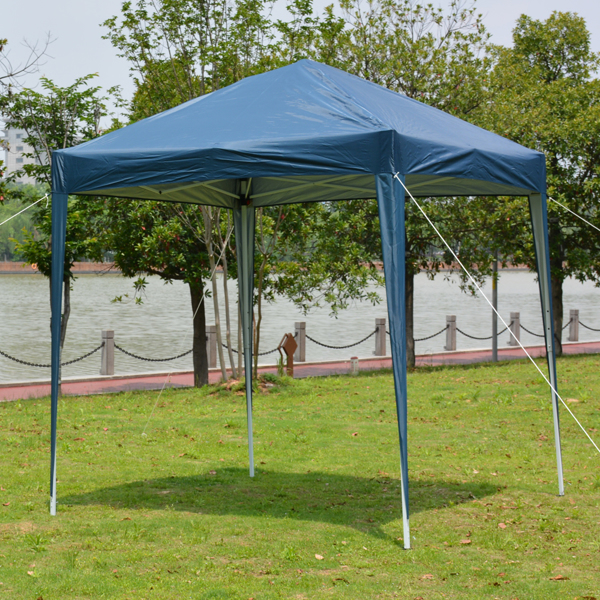 2 x 2m Practical Waterproof Right-Angle Folding Tent Blue