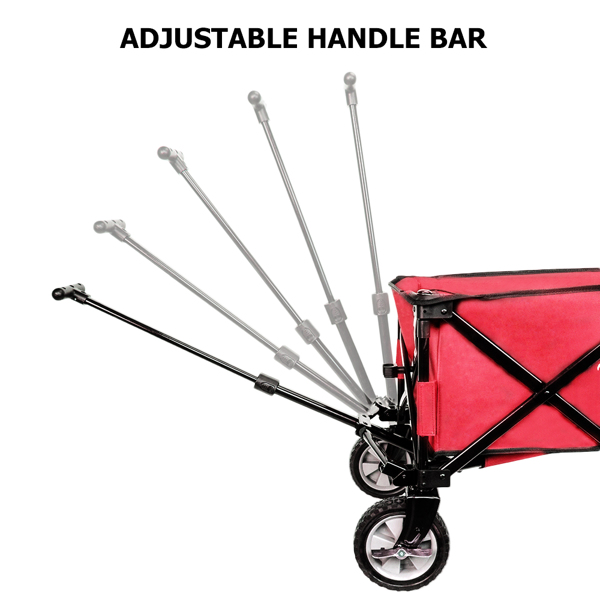 Collapsible Outdoor Wagon Red