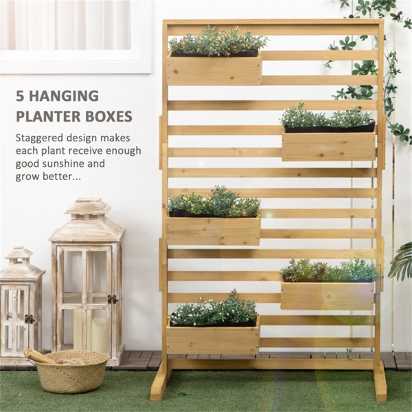 Wooden Planter、Flower shelf,Wooden Plant Trellis Stand