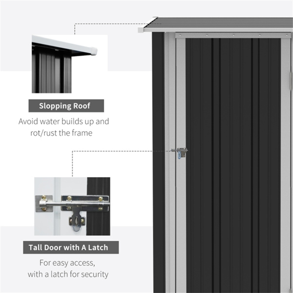 Metal Outdoor Storage Shed  (Swiship-Ship)（Prohibited by WalMart）