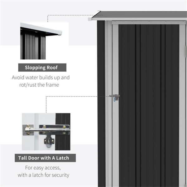 Metal Outdoor Storage Shed  ( Amazon Shipping)（Prohibited by WalMart）