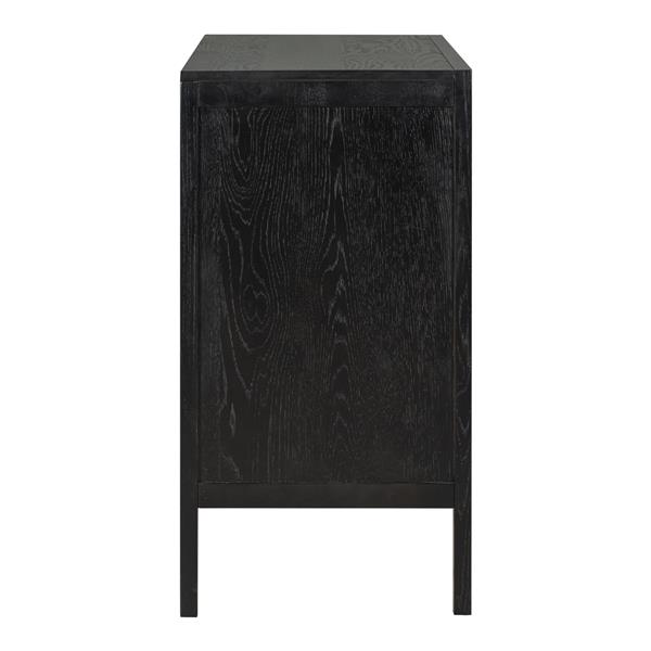 Storage Cabinet Sideboard Wooden Cabinet with 2 Metal handles and 2 Doors for Hallway, Entryway, Living Room